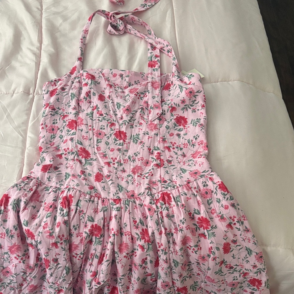 Hollister Pink Floral Dress